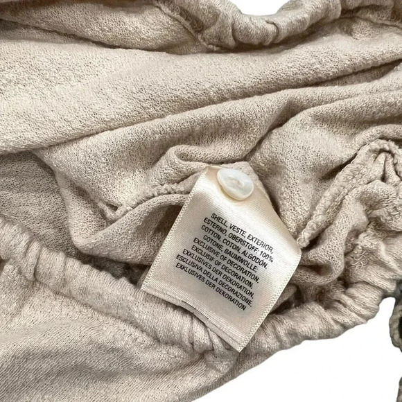 Akemi + Kin Beige Embroidered Boho Top M - Picture 4 of 5